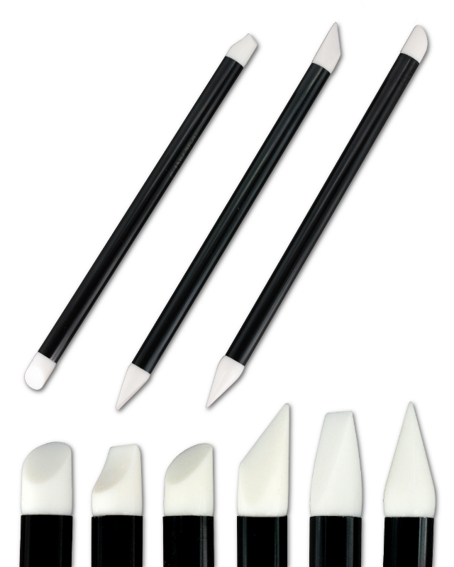 Lot de 3 stylets - embout silicone