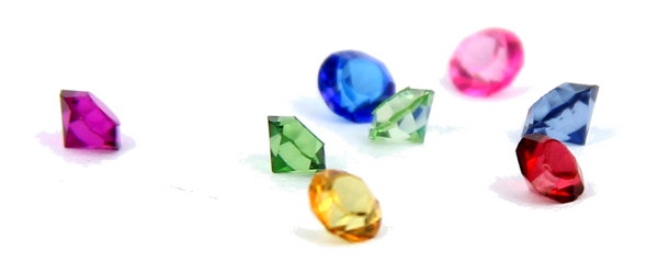 Assortiment de diamants ronds en résine - 3mm