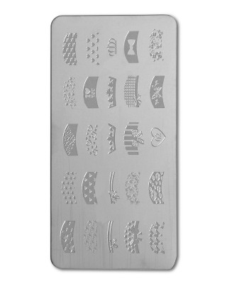 Plaque stamping ongles - BK02