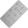 Plaque stamping ongles - BK02