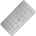 Plaque stamping ongles - BK07
