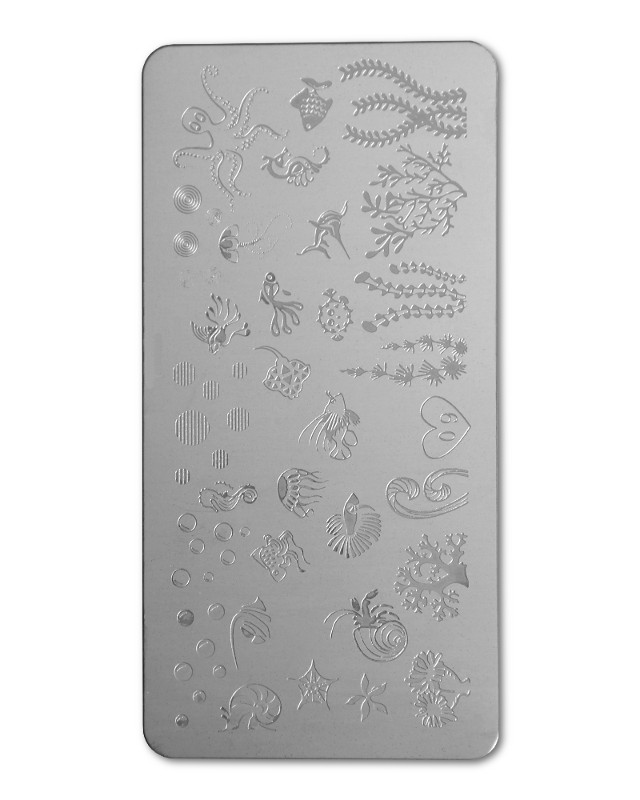 Plaque stamping ongles - BK09