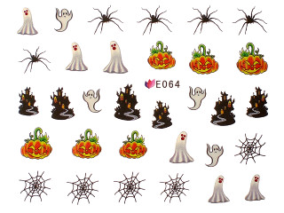 .Sticker d' ongle "Halloween 4"