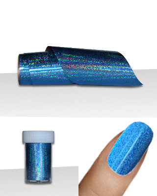 Foil bleu hologramme (1)