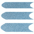 Stickers ongles Nail Art : arrondi bleu pailleté