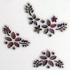 Stickers ongles Nail Art : Fleurs