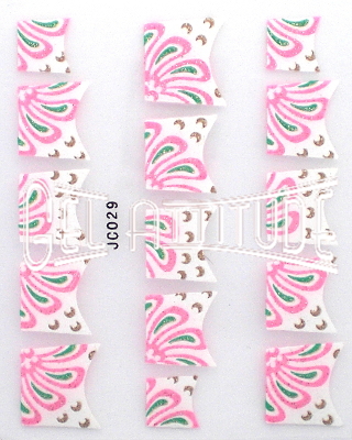 Sticker pour ongle - "French" design 29