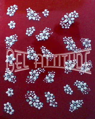 Sticker d' ongle "Fleurs"
