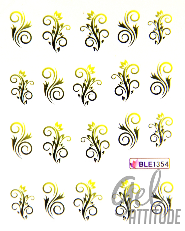 Stickers ongles Nail Art : Arabesque